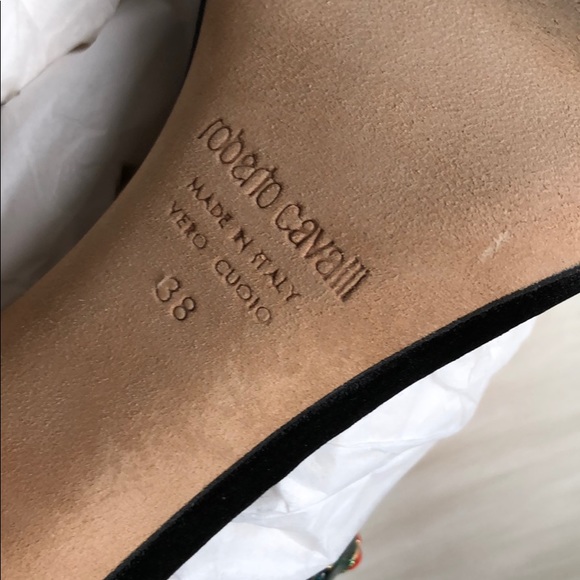 Roberto Cavalli Sea Shell Pearl Crystal Shoes 38 8 - Picture 5 of 8